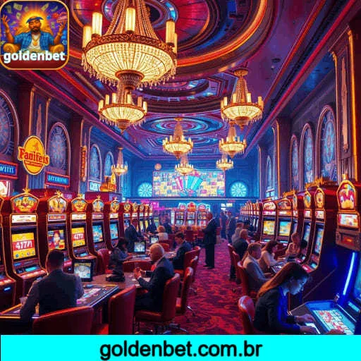 Imagem promovendo o app oficial da GOLDENBET para mobile