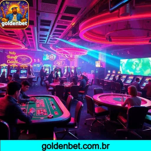Imagem promovendo a página oficial da GOLDENBET no Facebook