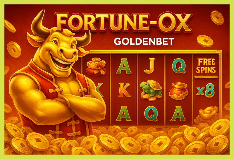 Fortune Ox no GOLDENBET - Aposte Agora e Reivindique Seus Ganhos